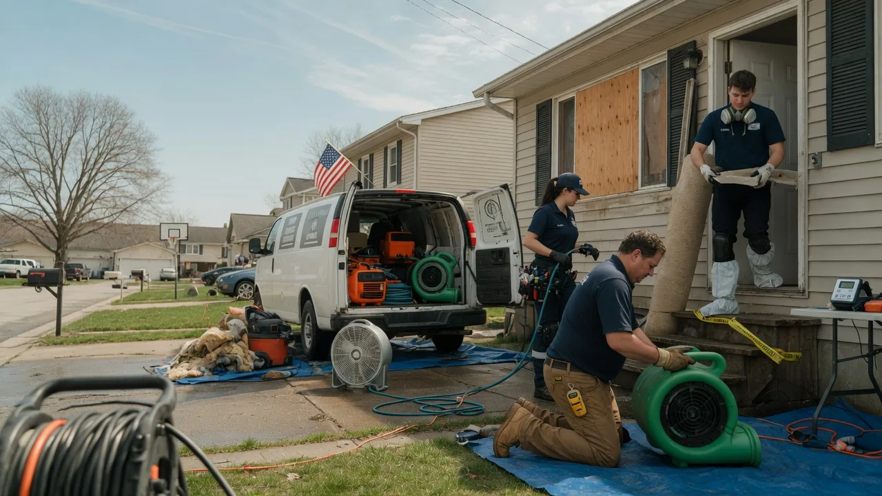 Water Damage Restoration in Walnut, IL near me